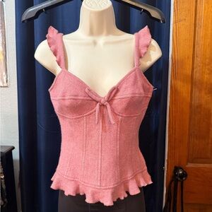 Moda International Blush Pink Wool Blend Garment